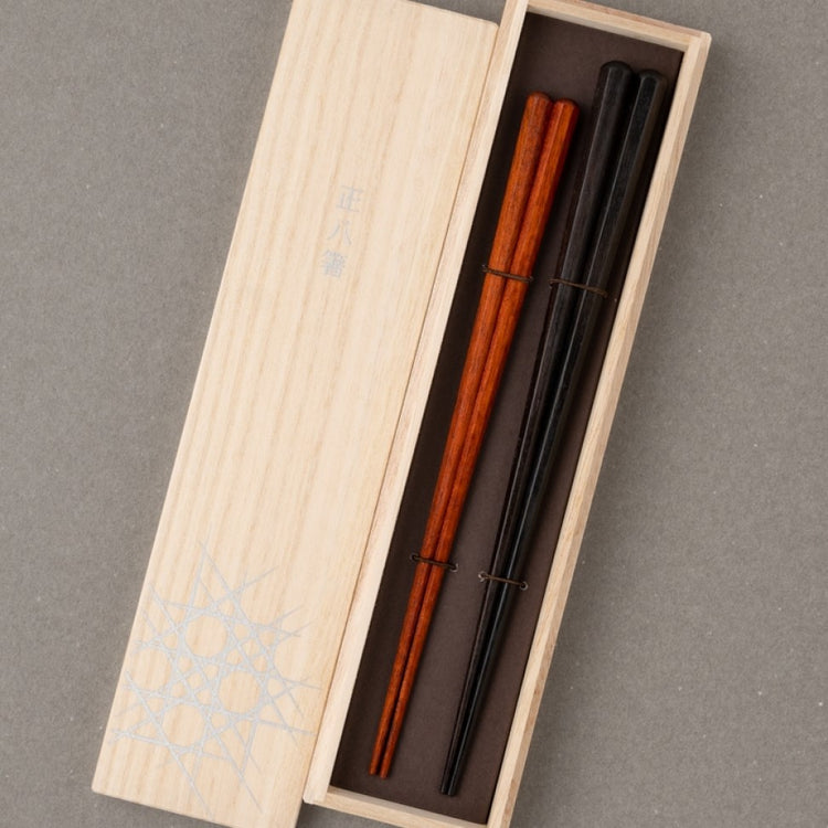 正八箸の夫婦箸